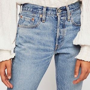 Levi’s 501 white oak cone denim jeans fit like 27